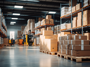 物流センター倉庫の写真