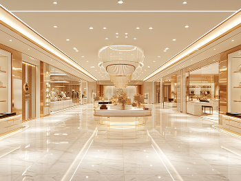 百貨店の内装の写真