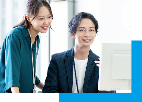 働く人たちの写真