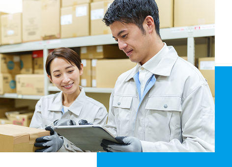 働く人たちの写真